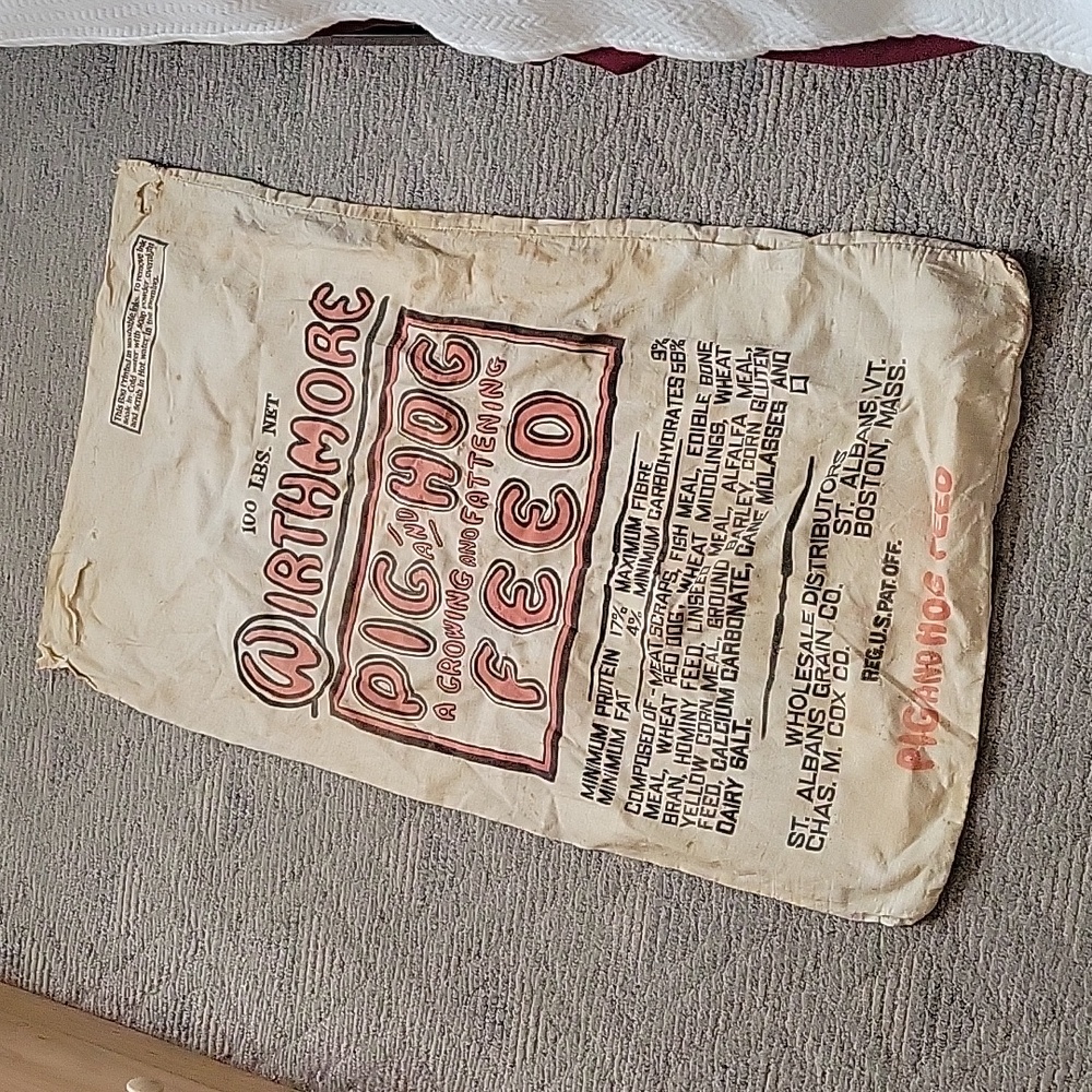 Vintage Wirthmore Pig and Hog Feed